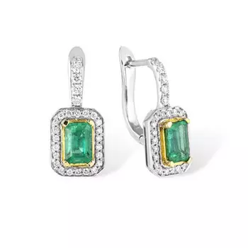 Золотые серьги E0228377YWem