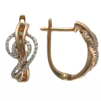 Золотые серьги E2C614237