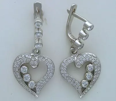 Золотые серьги G9C620093