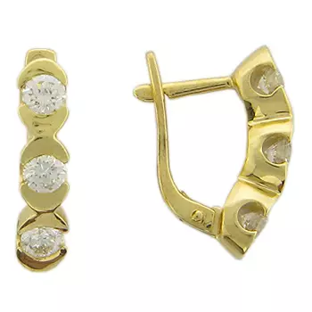 Золотые серьги G9C640092