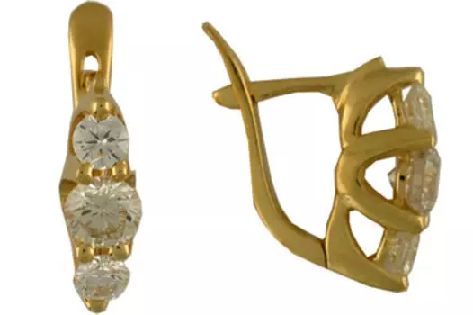 Золотые серьги G9C640120