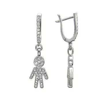 Золотые серьги P5C670516