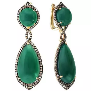 Золотые серьги T14C634114