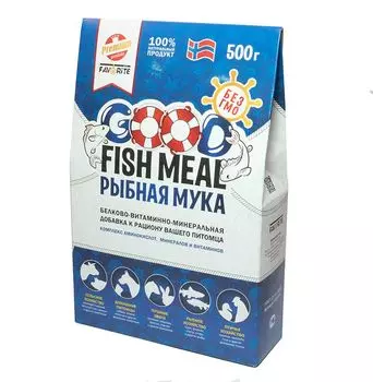 Белково-витаминно-минеральная добавка к рациону GOOD FISH MEAL Рыбная мука, 500г