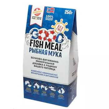 Белково-витаминно-минеральная добавка к рациону GOOD FISH MEAL Рыбная мука, 250г