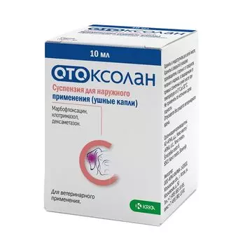 Капли ушные KRKA Отоксолан 10мл