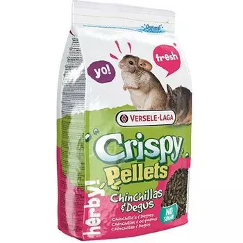 Корм для грызунов VERSELE-LAGA Crispy Pellets Chinchillas &amp; Degus для шиншилл и дегу гранулированный 1кг