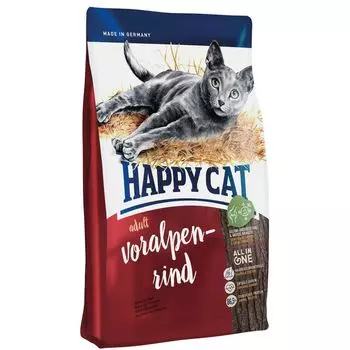 Корм для кошек HAPPY CAT Fit &amp; Well альпийская говядина сух. 4кг