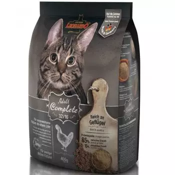 Корм для кошек Leonardo Сomplete 32/16 Курица сух. 400г