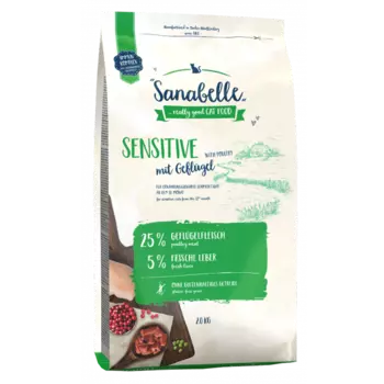 Корм для кошек SANABELLE Sensitive с птицей сух. 2кг