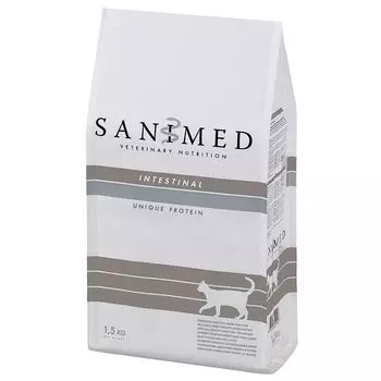 Корм для кошек SANIMED cat Intestinal при нарушении пищеварения, сух. 1,5кг