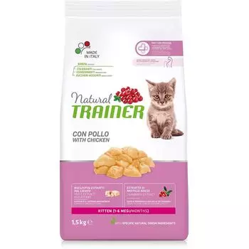 Корм для котят TRAINER курица сух. 1,2кг