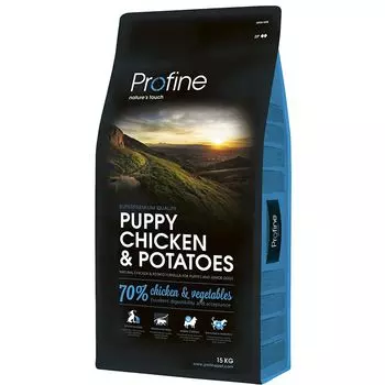 Корм для щенков PROFINE курица, картофель сух. 15кг