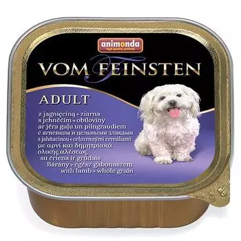 Корм для собак Animonda Vom Feinsten Menue Ягненок, цельные зерна конс.150г