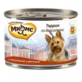 Корм для собак МНЯМС Pro pet Террин по-Версальски, телятина, ветчина конс. 200г