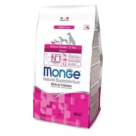 Корм для собак Monge Dog Extra Small для миниатюрных пород с курицей сух. 800г
