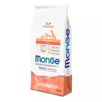 Корм для собак Monge Dog Speciality лосось с рисом сух. 12кг