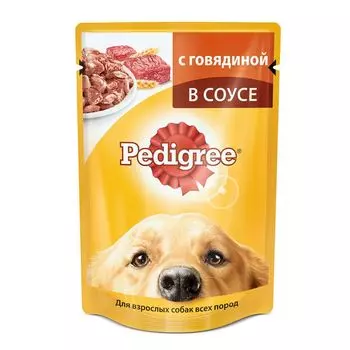 Корм для собак Pedigree Говядина конс. 100г