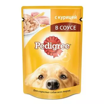 Корм для собак Pedigree Курица конс. 100г