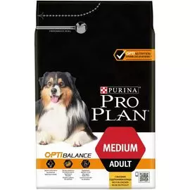 Корм для собак Pro Plan для для средних пород курица, рис сух. 3кг