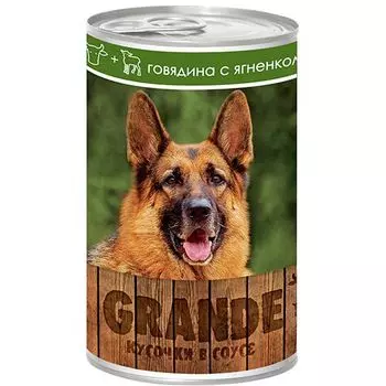 Корм для собак VitaPRO Grande говядина, ягненок конс. 1250г