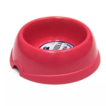 Миска для животных ХОРОШКА пластиковая розовая 200мл