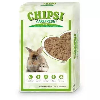 Наполнитель для грызунов и птиц Carefresh NATURAL подстилка натуральная на бумажной основе 14л