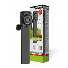 Обогреватель AQUAEL Ultra Heater UH-75W пластиковый небьющийся с электронным термостатом (35л-75л) 20,8см 1/24уп