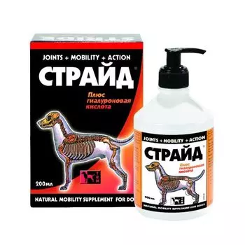 Препарат для собак TRM Stride хондропротектор, флакон 200мл