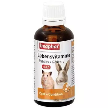 Витамины для грызунов Beaphar Lebensvitamine 50мл