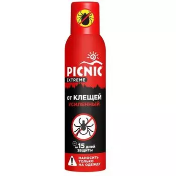 Аэрозоль от клещей Picnic Extreme, 150 мл