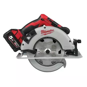 Аккумуляторная циркулярная пила Milwaukee M18 BLCS66-502X 4933464590 (5000 оборотов/мин, напряжение 18 в)