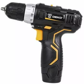 Аккумуляторная дрель-шуруповерт Deko GCD12DU3 063-4096 (1,5 Ач, напряжение аккумулятора 12 В)