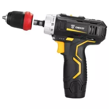 Аккумуляторная дрель-шуруповерт Deko GCD12DU3 063-4115 Li-Ion. в кейсе