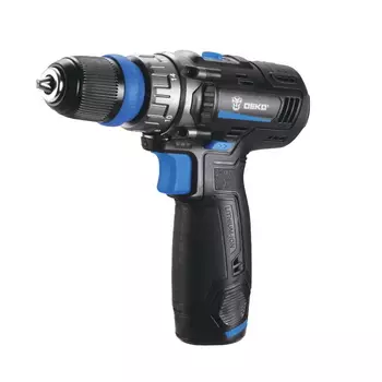 Аккумуляторная дрель-шуруповерт Deko ZKCD12V PRO 084-1013, в кейсе, co съемным патроном, 12В, 2х1.5Ач