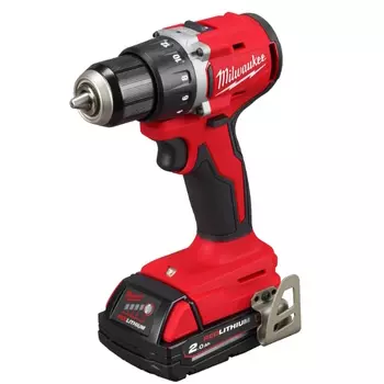 Аккумуляторная дрель/шуруповерт Milwaukee M18 BLDDRC-202C 4933464317, б/щет., 18В, 2х2А*ч/Li-Ion, 60,5 Н*м, 0-550/0-1700 об./мин., кейс