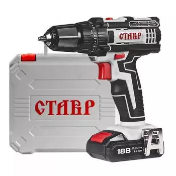 Аккумуляторная дрель-шуруповерт Ставр ДА-18ЛК