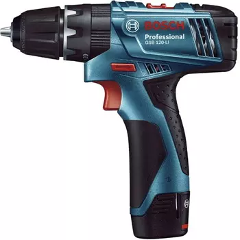 Аккумуляторная ударная дрель-шуруповерт Bosch GSB 120-Li 0.601.9G8.100 (напряжение 12 V, емкость 2 Ач, вес 0.9 кг)