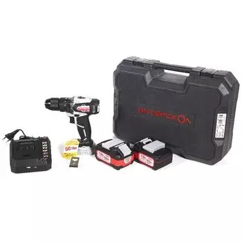 Аккумуляторная ударная дрель-шуруповерт Интерскол ДАУ-13/36В 50 (2xLi-ion, 2,0 Ач, ЗУ, кейс) 850.2.2.70