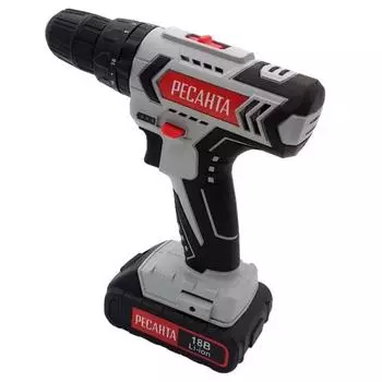 Аккумуляторная ударная дрель-шуруповерт Ресанта ДА-18-2ЛК-У 75/14/6