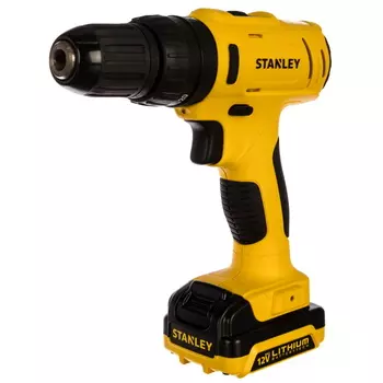 Аккумуляторная ударная дрель-шуруповерт Stanley SCH121S2K-RU (напряжение 12 в, емкость 1.5 ач)