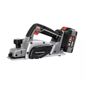 Аккумуляторный бесщеточный рубанок ProfiРower MDKP-18V E0152, 1х4.0Ач