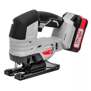 Аккумуляторный лобзик Интерскол МПА-125/36ВЭ 822.2.2.70 с бесщеточным двигателем (Li-ion АПИ, 2 аккум. 36 В, 2,0 Ач, ЗУ, кейс)