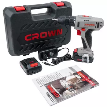 Аккумуляторный шуруповерт Crown CT21052LH-1.5 BMC