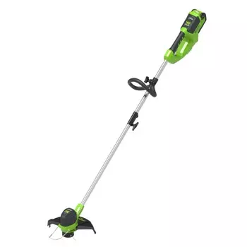Аккумуляторный триммер Greenworks G40LTK4 40В 2101507UB в комплекте с АКБ и ЗУ