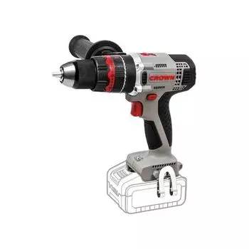 Аккумуляторный ударный дрель-шуруповерт Crown CT21075HMX, 20 В, 60 Нм, без АКБ и ЗУ