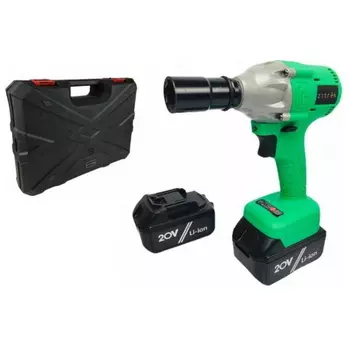 Аккумуляторный ударный гайковерт Zitrek Crusher 20-Li 063-4077 (200 нм, тип аккумулятора li-ion, чемодан, насадка)
