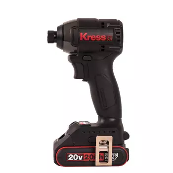 Аккумуляторный винтоверт Kress KU280.3, бесщеточный (20В, 190 Нм, 2Ач х2, ЗУ 2А, кейс)