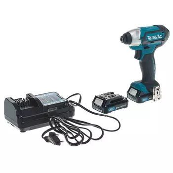Аккумуляторный винтоверт Makita TD110DWAE (ударный тип, крутящий момент 110 нм, вес 1 кг, подсветка)