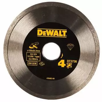 Алмазный диск DeWalt DT3736 (125x22.23x1.6x7 мм)